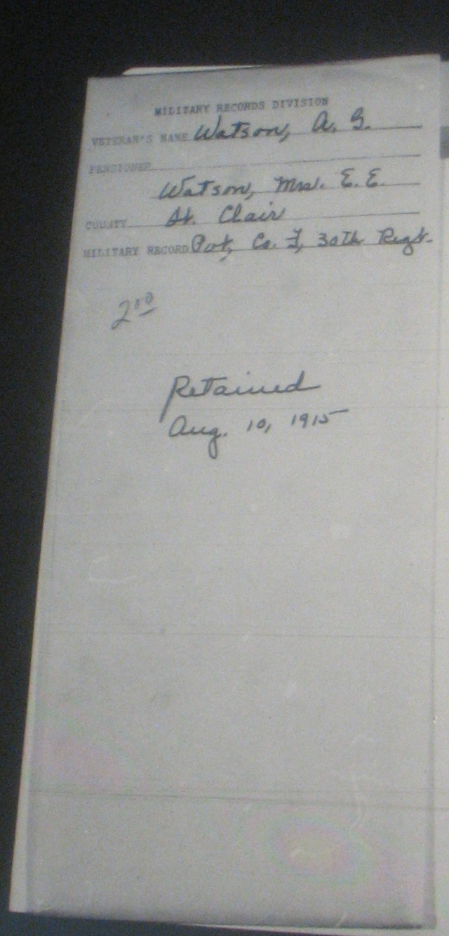 A G Watson pension application