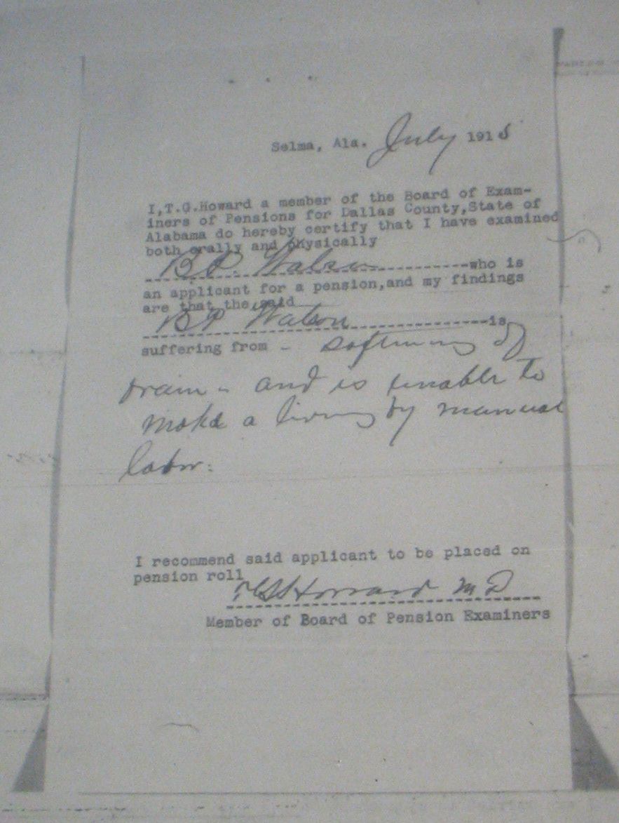 Boling Perry Watson pension application