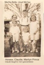 Claude Vaughn's 1st five Grandchildren