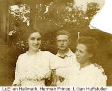 Lou Ellen Hallmark, Herman Prince, and Lillian Huffstutler