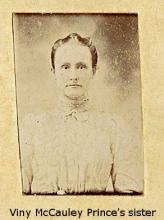 Possibly a sister of Viny McCauley Prince
