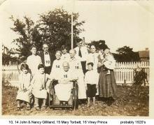 McCauley sisters - John and Nancy Gilliland, Mary Torbett, Vina Prince